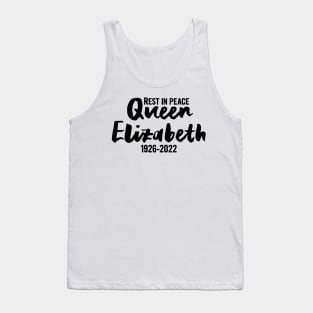 RIP Queen Elizabeth, Rest in peace Queen Elizabeth II Tank Top